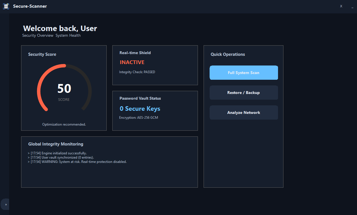 SecureScanner UI